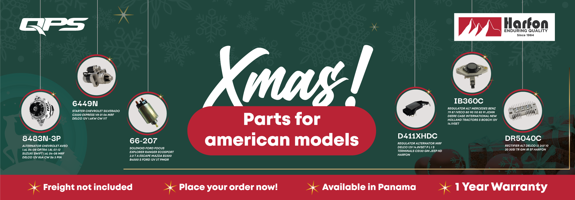 Xmas parts for american models